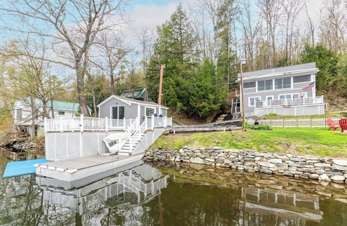 Littleton House | This newly renovated lake house is the perfect year-round getaway.