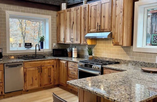 Tidioute Cabin | Tidioute Riverfront Chalet - Pet Friendly - Across from Game Lands
