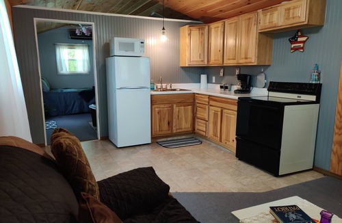 Western Grove Cabin | Tiny House on the Farm: Watch Farm Animals, Near Buffalo River