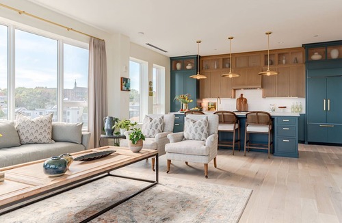 Downtown Portland Condo | TOP-FLOOR PENTHOUSE at Hobson's Landing. Sweeping views of Portland's Harbor.