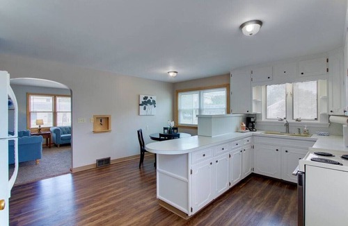 North Canton Apartment | Two Bedroom King Suite near Hall of Fame w/Garage