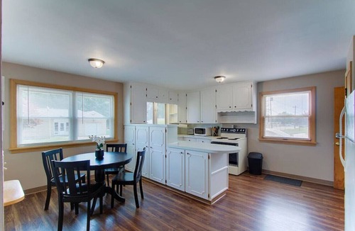 North Canton Apartment | Two Bedroom King Suite near Hall of Fame w/Garage
