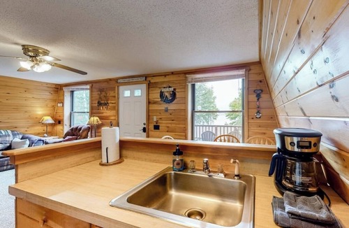 Greenville Apartment | Two cabins in one - lake-view duplex with a shared dock - dog-friendly