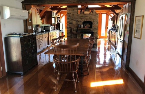 Mercersburg House | Unique Colonial Log House Secluded Near White Tail