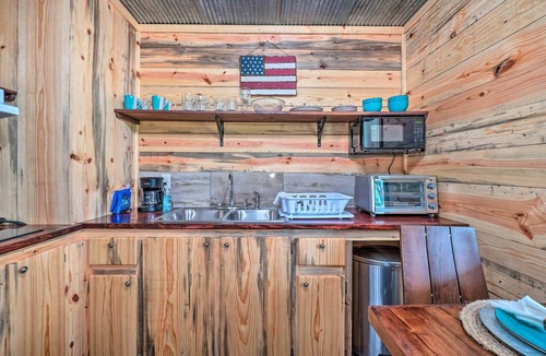 Ozark Cottage | Updated Studio Cabin in Ozark w/Yard & Mtn View