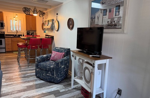 Rehoboth by the Sea Cottage | Vintage Dog-friendly Dewey Beach Cottage - 125 steps to the beach!