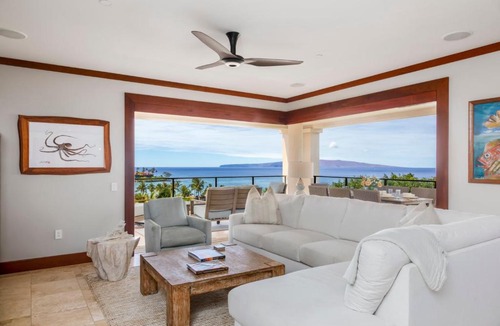 Wailea Apartment | Wailea Beach Villas Oceanfront 3 BR Sleeps 6 Villas Luxury Beachfront Living Complimentary Car with 6 Nights WBV-PH412 by KBM