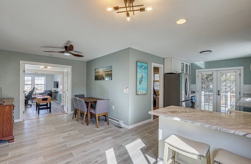 Broadkill Beach House | Walk to Broadkill Beach: Sleek Family Home w/Deck