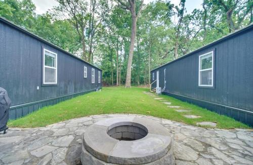 Grove House | Walk to Lake: Cozy Grove Cabin w/Fire Pit