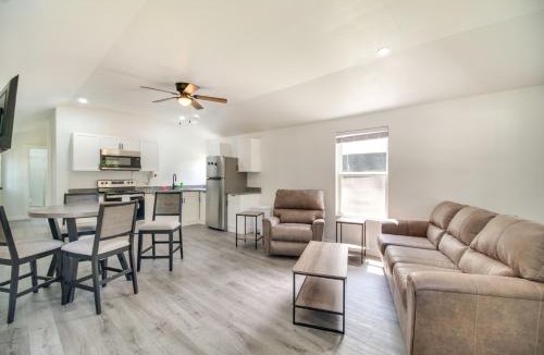 Grove House | Walk to Lake: Cozy Grove Cabin w/Fire Pit