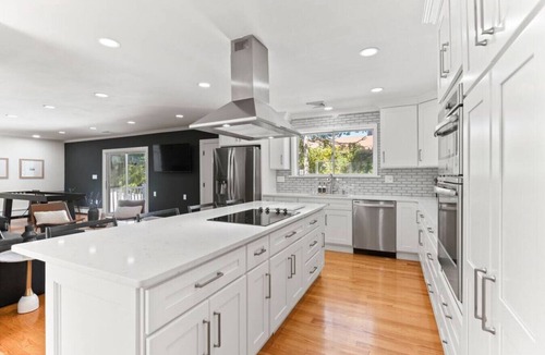 West Yarmouth House | Walk to the Beach - Modern Home w/FirePit, Bikes, Office, Grill + More!