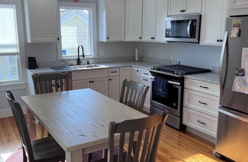 Historic Hill House | Walk to town! Spacious family home w/large deck boasting ocean view and sunsets!