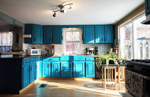 South End Apartment | Walkable two bedroom with large fenced yard and gardens.