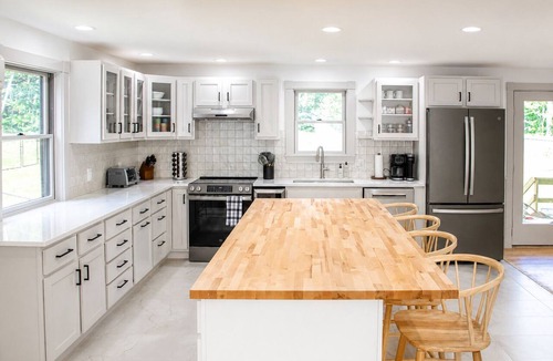 Trenton House | Water Views | Hot Tub | Game Room | Dog-Friendly