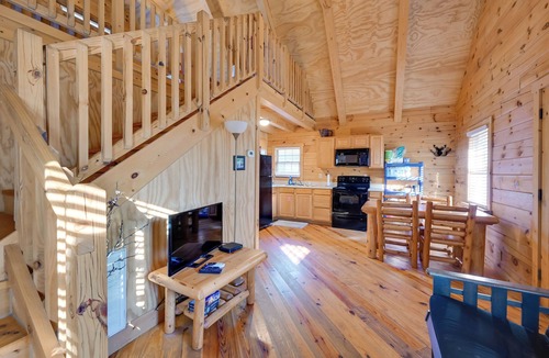 Falls of Rough Cabin | Water Views! Serene Rough River Family Cabin