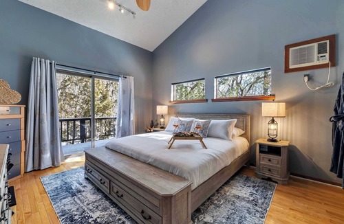 Bushkill House | Waterfall Views! Hot Tub, Game Room, Dog Friendly