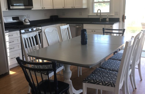 West Dennis House | Waterfront! Beautiful River views! Kayaks, deck, porch, fire pit!