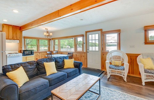 Gray House | Waterfront Gray Home w/Furnished Deck & Fire Pit!