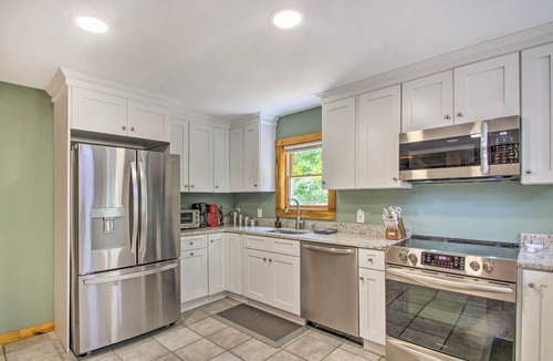 New Durham House | Waterfront Lakes Region Home on Private Cove!