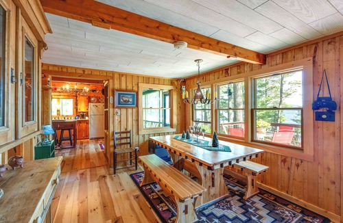 Bradley Cabin | Waterfront Maine Vacation Rental w/Private Dock