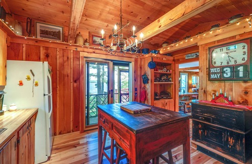Bradley Cabin | Waterfront Maine Vacation Rental w/Private Dock
