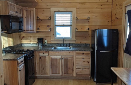 West Hopkinton Cabin | "White Mountains" cabin at Keyser Pond Campground