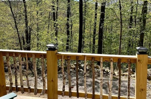 Stoneham House | White Mountains Forest A-Frame Stars Firepit