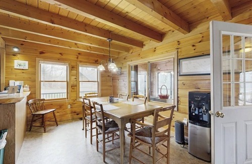 Sebec Cabin | Wonderful Lakefront Gem W/Free WiFi, Dock, Private Beach, Kayaks, Canoe & More
