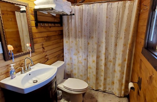 Liberty House | Wooden Rustic Cabin Great for Outdoor Activities in Liberty, Kentucky