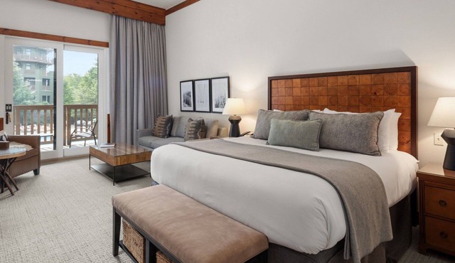 #145 * Lodge At Spruce Peak | Studio | Pool & Mountain Views | Ski in Ski Out
