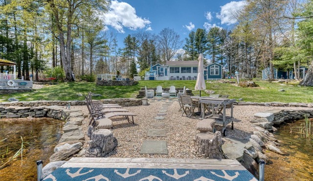 160 feet of lakefront in the bucolic Litchfield Hills.