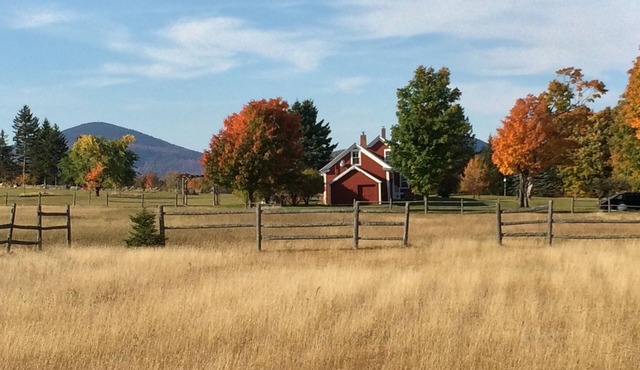 1840s Farmhouse On 90 AC. With Trails, Mountain Views, Sauna