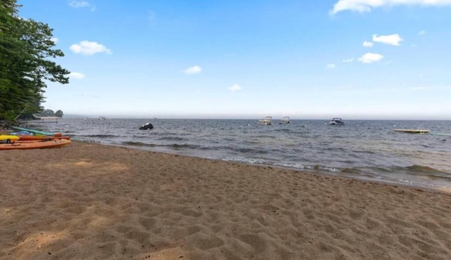 3 BR Lake house in Sebago Maine steps from beach!
