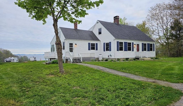 4 Bedroom Cape on beautiful Penobscot Bay. Close to many popular coastal towns.