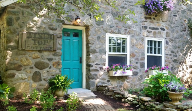 A European Country Getaway ~ 1930s Stone Cottage In Connecticut!
