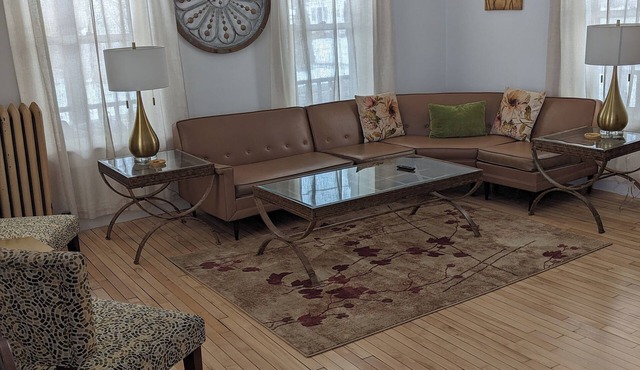 A First floor 2-bedroom apartment in North Adams. Plenty of off-street parking.