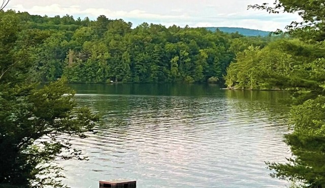A spectacularly charming LAKE HOUSE on gorgeous Burden Lake!