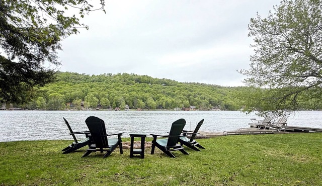 Adirondack Waterfront Camp on First Lake - 5BR - Private docks