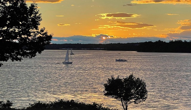 Amazing Ocean View Summer Cottage Rental w/Boat Mooring on Great Diamond Island