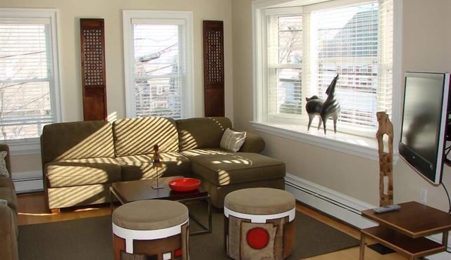 Architect Designed West End Condo; Great Locale - Huge Deck.