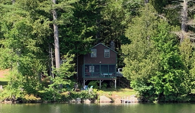 Authentic Maine Cabin on Echo Lake Waterfront property