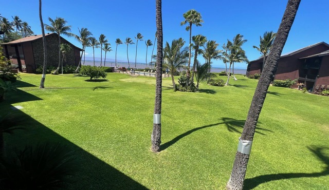 Beachfront condo, completely remodeled in a serene setting with views of Lanai!