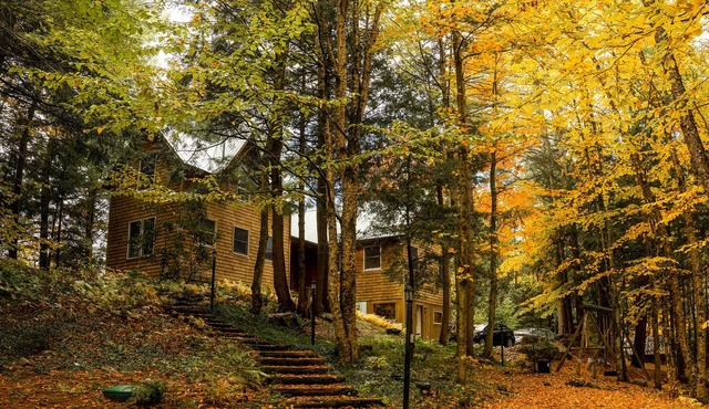 Beautiful Cedar Chalet Overlooking Jay Branch