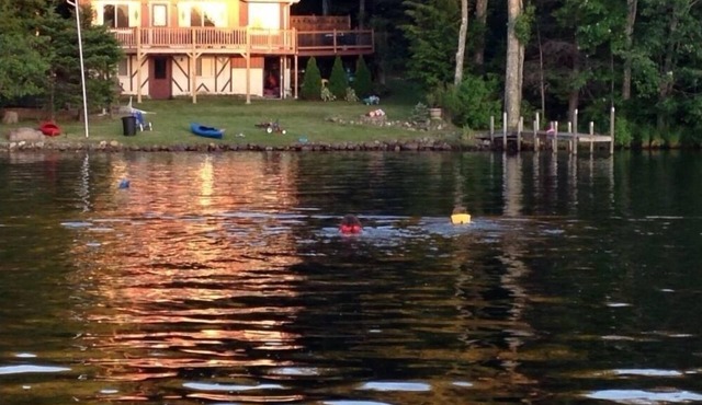 Beautiful Lake Front home with amazing sunsets.