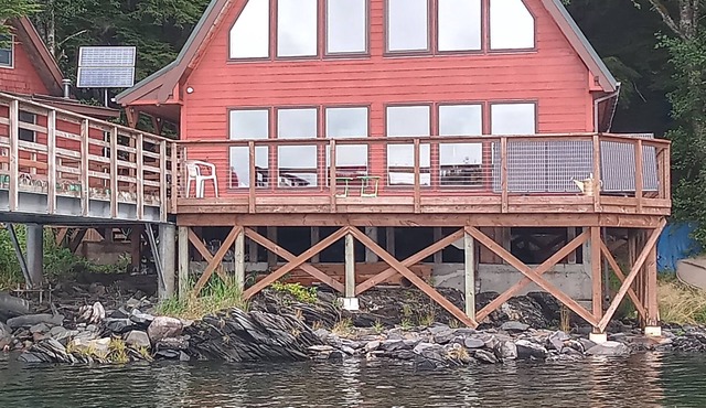 Beautiful remote southeast Alaska water front home, far from the crowds.