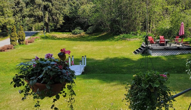 Beautiful valley retreat only 2.6 miles from the glacier and close to airport!