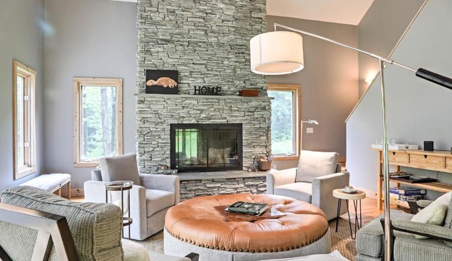 Berkshires Home on 11 Acres w/Pond & 2 Fire Pits!