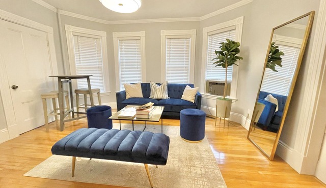 BRAND NEW Designer 2br*SMART TVs*WD*Free Parking*Free Fios Wifi* Close to BOSTON