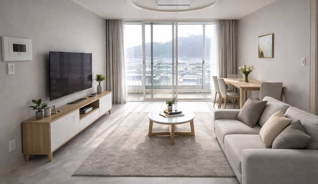 Bright & Quiet Easily access to seoul– Monthly Stay (30+ Nights) in Yangju-si