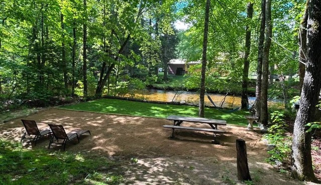 Buddy Home Swift River waterfront family and dog friendly